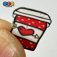 Coffee Cups Heart With Arrow Faux Sprinkle Valentines Day Fake Funfetti Sprinkles 5/10 Mm Playcode3