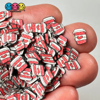 Coffee Cups Heart With Arrow Faux Sprinkle Valentines Day Fake Funfetti Sprinkles 5/10 Mm Playcode3
