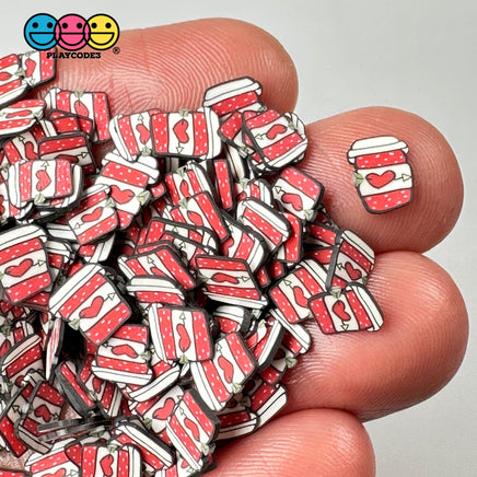 Coffee Cups Heart With Arrow Faux Sprinkle Valentines Day Fake Funfetti Sprinkles 5/10 Mm Playcode3