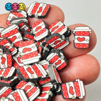 Coffee Cups Heart With Arrow Faux Sprinkle Valentines Day Fake Funfetti Sprinkles 5/10 Mm Playcode3