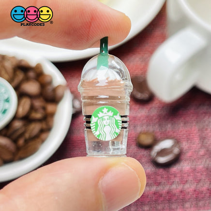 Coffee Cups Frozen Drink And Bottles Miniature Charms Cabochons 10 12 Pcs Mixed Plastic Cup Charm