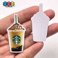 Starbucks Caramel Frozen Drink With Straw Planar Decoden 10Pcs