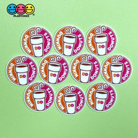 Dunkin Donuts Coffee Cup Planar Flatback Cabochon Planars