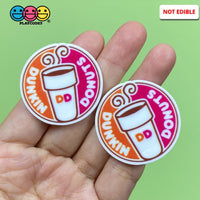 Dunkin Donuts Coffee Cup Planar Flatback Cabochon Planars
