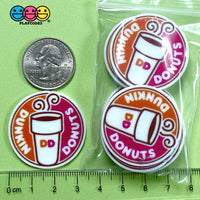 Dunkin Donuts Coffee Cup Planar Flatback Cabochon Planars