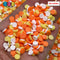 20/100G Confetti Disc Polymer Clay Fake Sprinkles Candy Corn Mixed Color Halloween Theme Playcode3