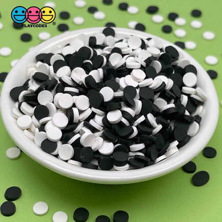 20/100G Confetti Disc Polymer Clay Fake Sprinkles Cookies And Cream Mixed Color Theme Playcode3