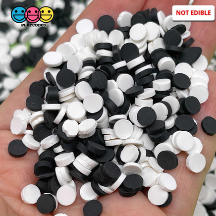 20/100G Confetti Disc Polymer Clay Fake Sprinkles Cookies And Cream Mixed Color Theme Playcode3