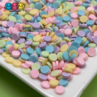 20/100G Confetti Disc Polymer Clay Fake Sprinkles Pastel Colors Easter Mixed Color Theme Playcode3