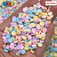 20/100G Confetti Disc Polymer Clay Fake Sprinkles Pastel Colors Easter Mixed Color Theme Playcode3