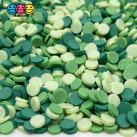 20/100G Confetti Disc Polymer Clay Fake Sprinkles Saint Patricks Day Mixed Color Theme Playcode3 100