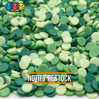 20/100G Confetti Disc Polymer Clay Fake Sprinkles Saint Patricks Day Mixed Color Theme Playcode3 100