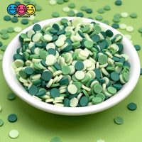 20/100G Confetti Disc Polymer Clay Fake Sprinkles Saint Patricks Day Mixed Color Theme Playcode3