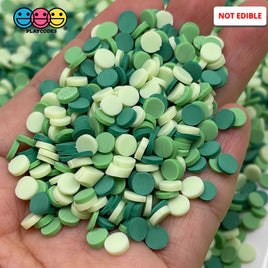 20/100G Confetti Disc Polymer Clay Fake Sprinkles Saint Patricks Day Mixed Color Theme Playcode3 20