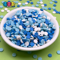 20/100G Confetti Disc Polymer Clay Fake Sprinkles Winter Wonderland Snow Christmas Mixed Color Theme