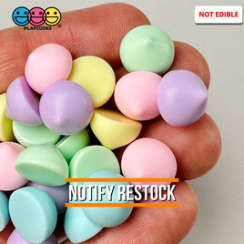 Cookie Chips Kisses Drops Pastel Easter Colors Fake Food Realistic Charm Cabochons 25 Pcs
