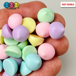 Cookie Chips Kisses Drops Pastel Easter Colors Fake Food Realistic Charm Cabochons 25 Pcs