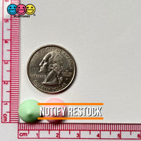Cookie Chocolate Chips Kisses Drops Pastel Mint Green Pink Fake Food Realistic Charm Cabochons 24