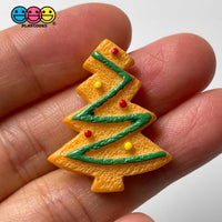Cookie Christmas Theme Charms Gingerbread Man Tree Snowflakes Fake Food Decoden Charm