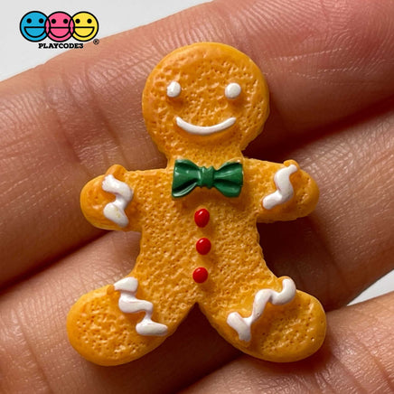 Cookie Christmas Theme Charms Gingerbread Man Tree Snowflakes Fake Food Decoden Charm