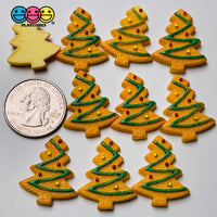 Cookie Christmas Theme Charms Gingerbread Man Tree Snowflakes Fake Food Decoden Charm