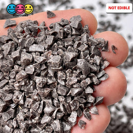 Cookie Crumbs Black Crumbles Chunks Faux Food Realistic Fake Bake Topper