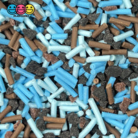 Cookie Monster Theme Mix Fake Sprinkles Faux Crumbs Decoden Funfetti 20 Grams Sprinkle