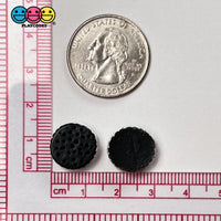 Cookies And Cream Fake Tiny Flatback Mini Charms Cookie Cabochons 10 Pcs Charm