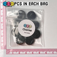 Cookies And Cream Fake Tiny Flatback Mini Charms Cookie Cabochons 10 Pcs Charm