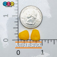 Corn off the Cob Cooked Charms Real Size Realistic Looking Fake Food Cabochon 25pcs Fake Food