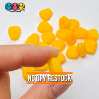 Corn off the Cob Cooked Charms Real Size Realistic Looking Fake Food Cabochon 25pcs Fake Food