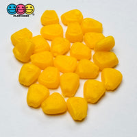 Corn off the Cob Cooked Charms Real Size Realistic Looking Fake Food Cabochon 25pcs Fake Food