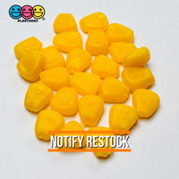 Corn off the Cob Cooked Charms Real Size Realistic Looking Fake Food Cabochon 25pcs Fake Food