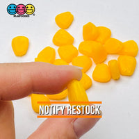 Corn off the Cob Cooked Charms Real Size Realistic Looking Fake Food Cabochon 25pcs Fake Food