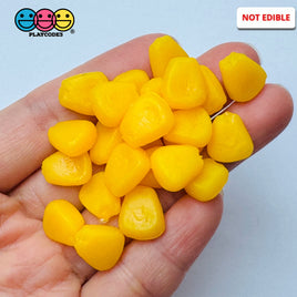 Corn off the Cob Cooked Charms Real Size Realistic Looking Fake Food Cabochon 25pcs Fake Food