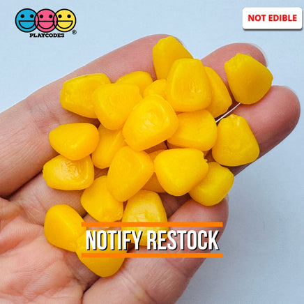 Corn off the Cob Cooked Charms Real Size Realistic Looking Fake Food Cabochon 25pcs Fake Food