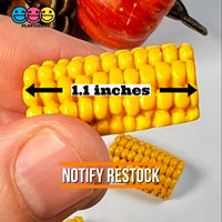 Corn On The Cob Mini Charms Flat Bottom Thanksgiving Cabochons Decoden 5 Pcs Charm