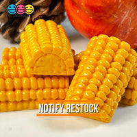 Corn On The Cob Mini Charms Flat Bottom Thanksgiving Cabochons Decoden 5 Pcs Charm