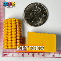 Corn On The Cob Mini Charms Flat Bottom Thanksgiving Cabochons Decoden 5 Pcs Charm