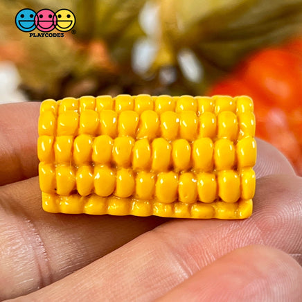 Corn On The Cob Mini Charms Flat Bottom Thanksgiving Cabochons Decoden 5 Pcs Charm