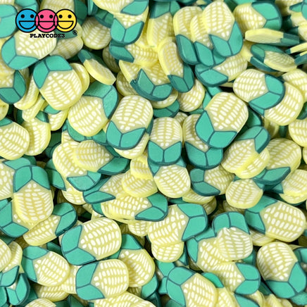 Corn On The Cob Slice Fimo Slices Polymer Clay Fake Sprinkles Harvest Funfetti Confetti 10/5 Mm