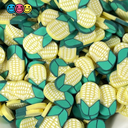 Corn On The Cob Slice Fimo Slices Polymer Clay Fake Sprinkles Harvest Funfetti Confetti 10/5 Mm