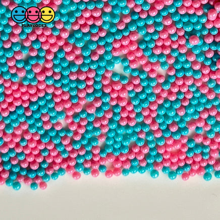 Bubble Gum Mix Nonpareil Glass 1.9Mm Beads Caviar Faux Sprinkles Decoden Bead