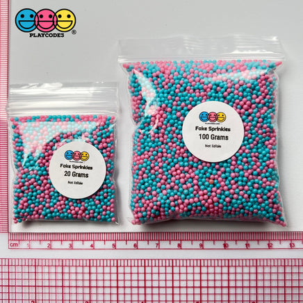Bubble Gum Mix Nonpareil Glass 1.9Mm Beads Caviar Faux Sprinkles Decoden Bead