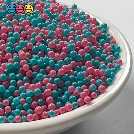 Bubble Gum Mix Nonpareil Glass 1.9Mm Beads Caviar Faux Sprinkles Decoden Bead