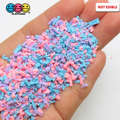 Cotton Candy Fake Clay Crumbs Crumble Decoden PLAYCODE3 Sprinkle
