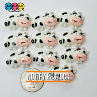 Cow Milk Carton Animal Flatback Cabochons Decoden Charm 9/10 Pcs Playcode3 Whole Cow 10Pcs