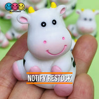 Cows Sitting And Laying Down 3D Charms (10 Pcs) Sitting Charm