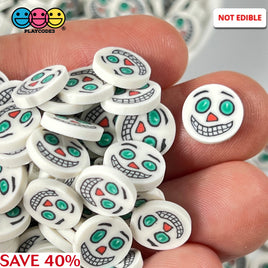 Creepy Killer Clown Green Eyes 10Mm Fimo Slices Fake Sprinkles Halloween Decoden Funfetti Sprinkle