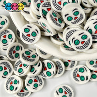 Creepy Killer Clown Green Eyes 10Mm Fimo Slices Fake Sprinkles Halloween Decoden Funfetti Sprinkle